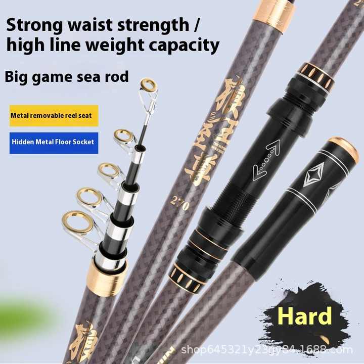 YG059X Super Hard Ultra Light Sea Rod for Fishing Glass Steel Remote