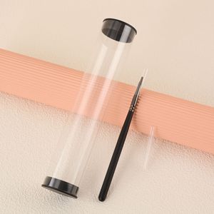 Vente en gros de stylo professionnel design UV, outils de peinture, brosse en gel pour extension de manucure en forme de cheveux plats en nylon - Product Image 3