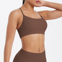 Soutien-gorge de sport Lezyan à bretelles croisées, grande taille, respirant, très élastique et confortable pour le yoga et le fitness, vêtements de yoga pour femmes