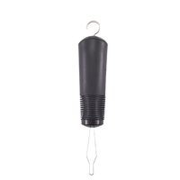 Dispositif d'aide à la fermeture éclair en plastique léger et pratique, à attacher aux boutons, pour personnes âgées et handicapées, avec dispositif de traction antidérapant pour col.