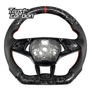 Volante de Fibra de Carbono Forjado Personalizado para <span class=keywords><strong>Skoda</strong></span> Superb, <span class=keywords><strong>Octavia</strong></span> RS, Rapid, Kamiq, Enyaq, Scala Spaceback, Fabia - Product Image 1