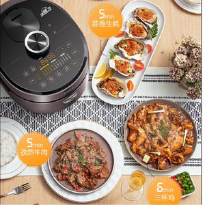 Chilean Electric Pressure <b>Cooker</b> 5L Stainless Steel Inner Pot 10-In-1 <b>Multi</b> <b>Function</b> Smart IH Heating - Product Image 1