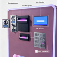 Distributeur automatique intelligent 12 voies, haute rentabilité, pour snacks, boissons et cigarettes, 12-24 TUNNELS, SDK, paiement multi-mode basé sur le cloud