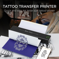 Newyes mesin Transfer nirkabel Printer Transfer tato A4 Printer stensil tato penyalin termal untuk stensil tato