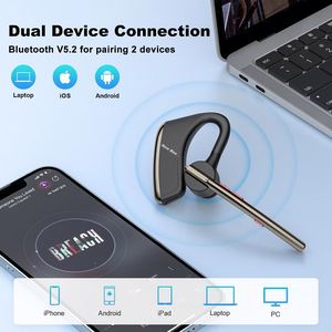 Auriculares Inalámbricos Deportivos de Alta Gama New Bee <span class=keywords><strong>M50</strong></span>, Auricular Individual con Gancho para la Oreja y Micrófono para Conductor y Trabajo - Product Image 4