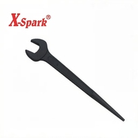 Clé à molette X-SPARK, forgée en acier chromé 40, norme DIN894, qualité industrielle, taille en pouces, pour réparation de machines lourdes
