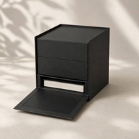 Caja de Regalo para Reloj Hecha a Mano de Lujo, Caja de Embalaje de Cartón Rígido Premium con Logotipo Personalizado, Juego de Caja para Reloj y Joyería Personalizada