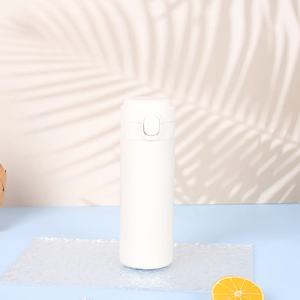 320ML Stainless Steel <b>Thermal</b> Mug Office Home Thermos <b>Cup</b> Bouncing Cover Vacuum Flask Thermos <b>Cup</b> Coffee Tea Milk Thermo Bottle - Product Image 3