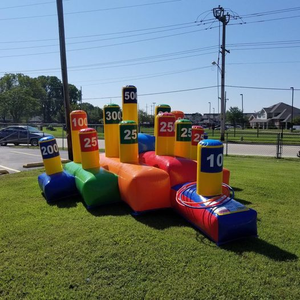 Thiết kế mới trong nhà xách tay PVC lễ hội trò chơi Inflatable ném vòng tròn quăng Vòng trò chơi cho thuê - Product Image 5