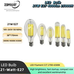 Bombillas LED E27 de Alto Brillo, 21 W, Blancas, Transparentes, Diodos Emisores de Luz de Filamento, Lámparas de Calle, Reemplazo de Tubos de Lámparas de <span class=keywords><strong>Sodio</strong></span> - Product Image 4