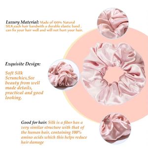 En gros : Scrunchies, Bandeaux et Accessoires pour cheveux en satin de soie - Product Image 4