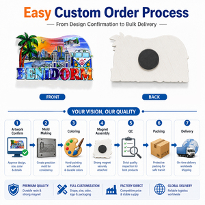 Imán <span class=keywords><strong>de</strong></span> resina 3D personalizado para nevera: recuerdo <span class=keywords><strong>de</strong></span> viaje personalizado para decorar tu nevera con recuerdos - Product Image 6