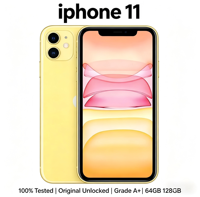 iPhone 11 d'occasion entièrement testé, sans défaut, 64 Go, 128 Go, 256 Go, débloqué pour le monde entier, fournisseur en gros