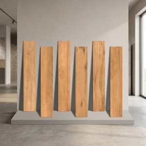 Baldosas de Porcelana con Aspecto de Madera Mate Royal Wood White de 20x120cm, Baldosas de Madera Clara para Interiores - Product Image 5