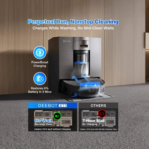 Aspiradora Robótica ECOVACS DEEBOT X11 Pro Omni Cyclone, 19500Pa, Limpieza Automática, Filtro HEPA, Control por Aplicación, Función de Fregado - Product Image 5