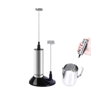 <span class=keywords><strong>Mousseur</strong></span> à <span class=keywords><strong>lait</strong></span> en acier inoxydable à piles, crée une mousse riche et crémeuse - Product Image 1