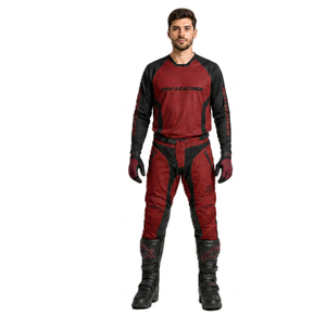 Maillot de motocross MX personnalisé pour homme, respirant, léger, séchage rapide, vêtements de VTT DH, cyclisme, VTT, BMX - Product Image 1