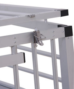 KA-601 Aeolus evcil hayvan taşıyıcı alüminyum köpek sandık katlanabilir evcil hayvan kafesi araba kafesi - Product Image 5