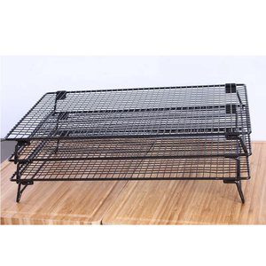 Giá rẻ thép carbon thân thiện với môi Hàn dây lưới chảo làm mát giá làm mát khay BBQ nướng Net cho làm mát lò rang - Product Image 5