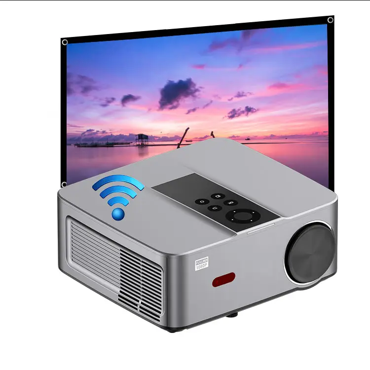 Rigal P1a Hoog Niveau Film Projetor De Imagem Proyector Android Tv Box Led Hometeater Projecteur Video 4K Android