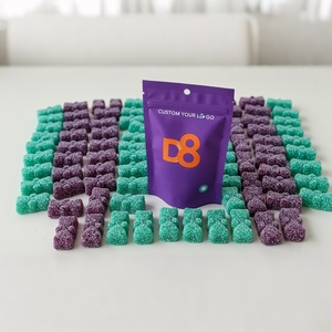 Sachets en aluminium personnalisés, à fermeture éclair, résistants aux enfants, 3,5 g, sacs en mylar de qualité alimentaire, pour l'emballage de bonbons et de collations - Product Image 1