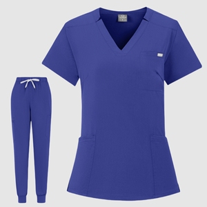 Traje médico de precio al por mayor para mujer, bata quirúrgica, bata de laboratorio con bolsillos, exfoliante Dental, uniforme veterinario, artículos de enfermería suaves - Product Image 6