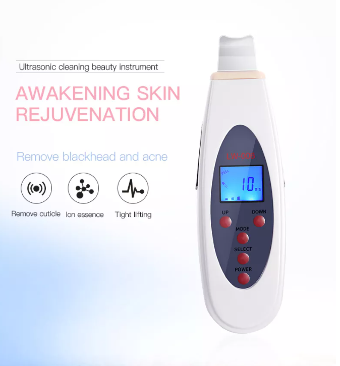 ORANGLES BOWKET Ultrasonic Skin Scrubber with LCD Display | Waterproof Rechargeable Skin Cleaner for Face & Body | Acne Removal & Massager – orangles Qatar - high resolution display - exposing craftsmanship - Image 2 of 6 | built for everyone | BOWKET Ultrasonic Skin Scrubber with LCD Display | Waterproof Rechargeable Skin Cleaner for Face & Body | Acne Removal & Massager – orangles Qatar for sale Georgia | Free Shipping ORANGLES