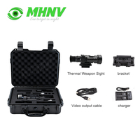 MHNV 640 * 512px 384 * 288px Capteur Thermique 75mm Lentille 1X 4X Portée Thermique Non Refroidie Monoculaire Optique Vue Thermique Portée D'imagerie