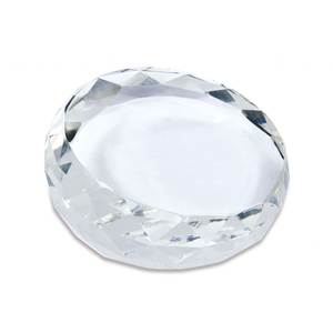 Prensapapeles de Cristal Facetado de 70 mm, Accesorio de Oficina para Escritorio - Product Image 2