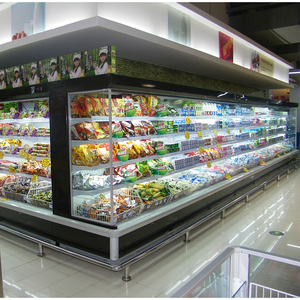 Siêu Thị Duy Nhất Nhiệt Độ Đa-Sàn Hiển Thị Tủ Lạnh Làm Mát Không Khí Kỹ Thuật Số Điều Khiển Nhiệt Độ Cho Trái Cây Rau Lưu Trữ - Product Image 5