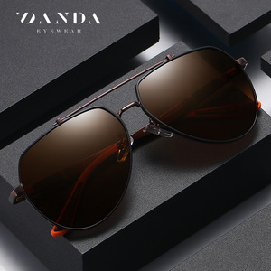 Danda Men's Metal Polarized Sunglasses UV400 <b>Large</b> <b>Frame</b> Anti Glare For Fishing Driving Outdoor Sports - Product Image 3