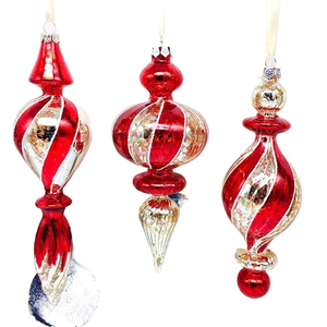 Décorations de Noël <span class=keywords><strong>vintage</strong></span> 12 boules d'arbre de Noël en verre boîte originale antique - Product Image 2