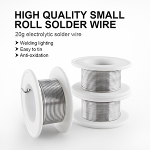 0.8mm Super fil <span class=keywords><strong>d</strong></span>'étain à souder étain fondre noyau <span class=keywords><strong>de</strong></span> colophane <span class=keywords><strong>soudure</strong></span> fil à souder rouleau sans nettoyage <span class=keywords><strong>Flux</strong></span> 2.0% pour réparation 20g - Product Image 2