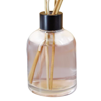 Vente en gros de flacons en verre transparents ronds pour diffuseur d'arômes, 150 ml et 200 ml, pour usage domestique