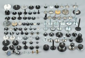 Có Thể Điều Chỉnh 5/16-18 San Lấp Mặt Bằng Chân Cơ Sở Điều Chỉnh Bảng Chân Cao Su M10 Có Thể Điều Chỉnh San Lấp Mặt Bằng Bolt Xuống Chân Cho Nội Thất Tủ - Product Image 2