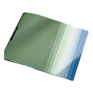 Cartella gradiente impermeabilizzante di alta qualità all'ingrosso documento trasparente A4 pp in plastica a forma di cartella inserto cartella di archiviazione - Product Image 5