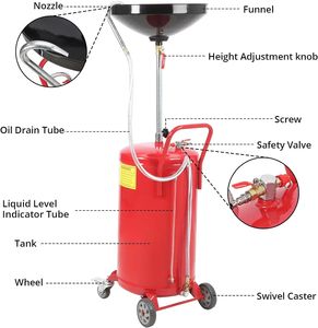 Mesin Penguras Oli Bekas Otomatis 80L dengan Roda dan Penghisap Oli - Product Image 3