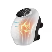 3-in-1 Tragbares 3D-Knie-Luftkompressions-Massagegerät mit Infrarot-Laserfunktion, Vibration und Wärmefunktion