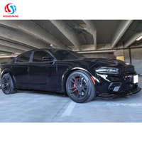 Faldones Laterales Anchos al por Mayor de Fábrica Honghang para Dodge Charger 2022+ Extensiones de Faldones Laterales ABS Paneles de Balancín