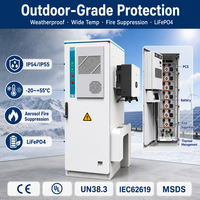 Armoire ESS industrielle et commerciale 112,5 kWh 50 kW 314 Ah, système de stockage d'énergie à batterie lithium-ion avec refroidissement par air et protection IP54