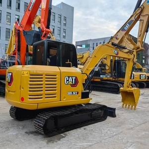 รถขุดขนาดเล็กมือสอง Cat 305.5E2 น้ำหนัก 5 ตัน เครื่องยนต์ไฮดรอลิก C2.4 ชั่วโมงการใช้งานต่ำ มีจำหน่ายในสต็อก - Product Image 4