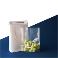 Sacs en plastique transparents de qualité alimentaire thermoscellables en gros pour l'emballage du pain, des raisins, des biscuits, de la laitue et de divers aliments frais