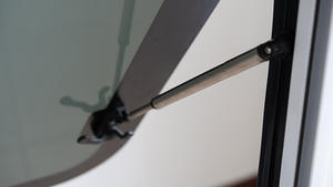 Nueva ventana fuerte para exteriores RV, vidrio templado Real con persiana plisada y mosquitera, marco interior blanco utilizado para coches, caravanas - Product Image 3