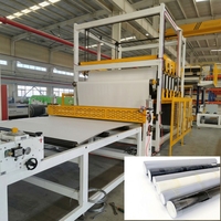 Ligne de production clé en main pour le traitement de feuilles et plaques plastiques PE TPO EVA, extrudeuse-calandre-ensacheuse, 200-2000 kg/h