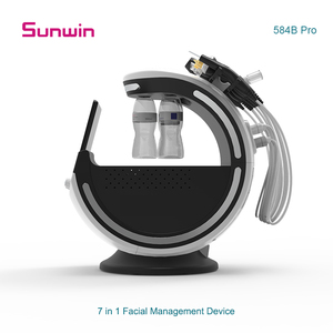 Appareil de soin du visage Aqua haute fréquence <span class=keywords><strong>Sunwin</strong></span> professionnel 7 en 1 avec écran tactile, refroidissement à l'eau et à l'air, nettoyage en profondeur anti-âge - Product Image 4