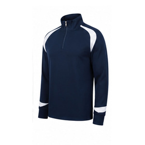 Maillot de football personnalisé imprimé sur le devant pour homme, manches longues, quart de zip, respirant, grande taille, haut d'entraînement de football de haute qualité - Product Image 5