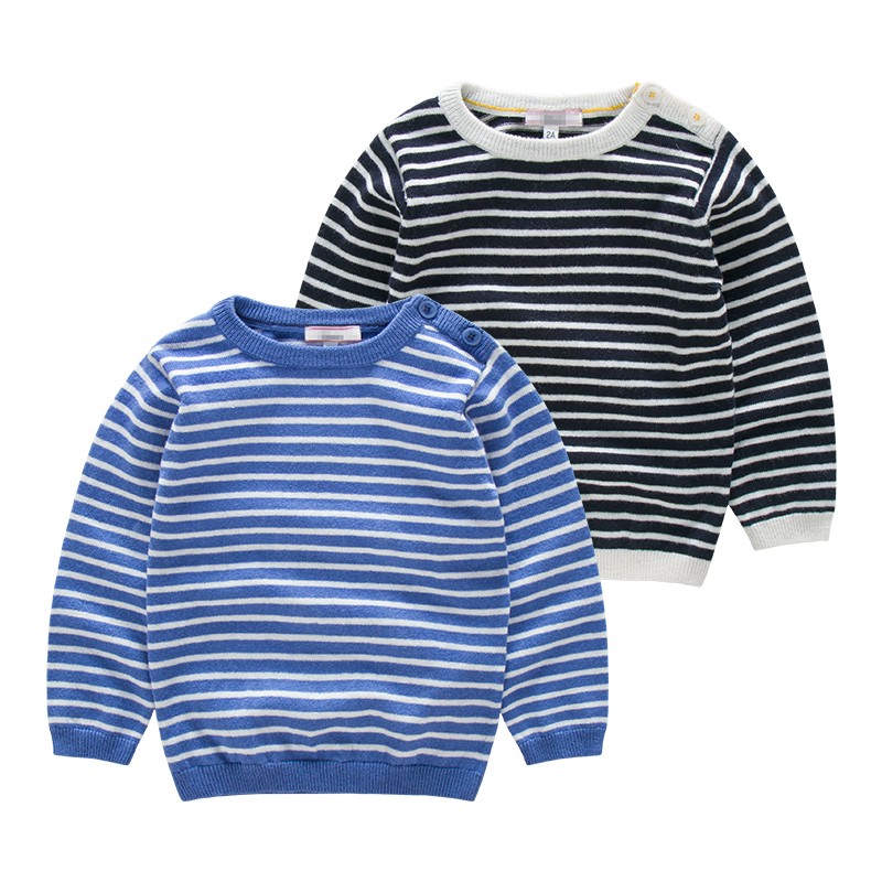 Stripe Knit Boys Sweaters 2025 New Style, OEM Custom