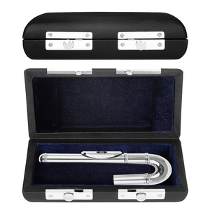 Boîte de rangement en cuir de flûte de haute qualité en gros-Noir, doublure en mousse anti-collision - Product Image 3