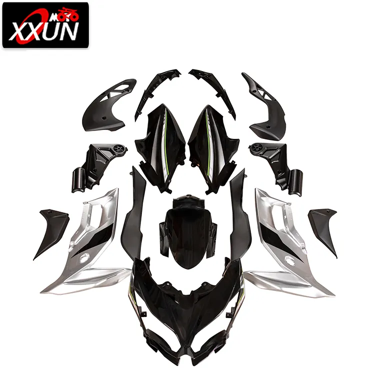 XXUN 오토바이 부품 전체 차체 페어링 키트 사출 성형 바디 키트 가와사키 c300 650 KLE 650 2015-2020