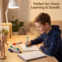 Plastique PP classique et durable 4 couleurs marqueurs effaçables à sec pour tableau blanc stylo marqueur pour tableau blanc avec logo personnalisé pour le bureau et l'école